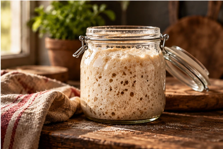 Active sourdough starter